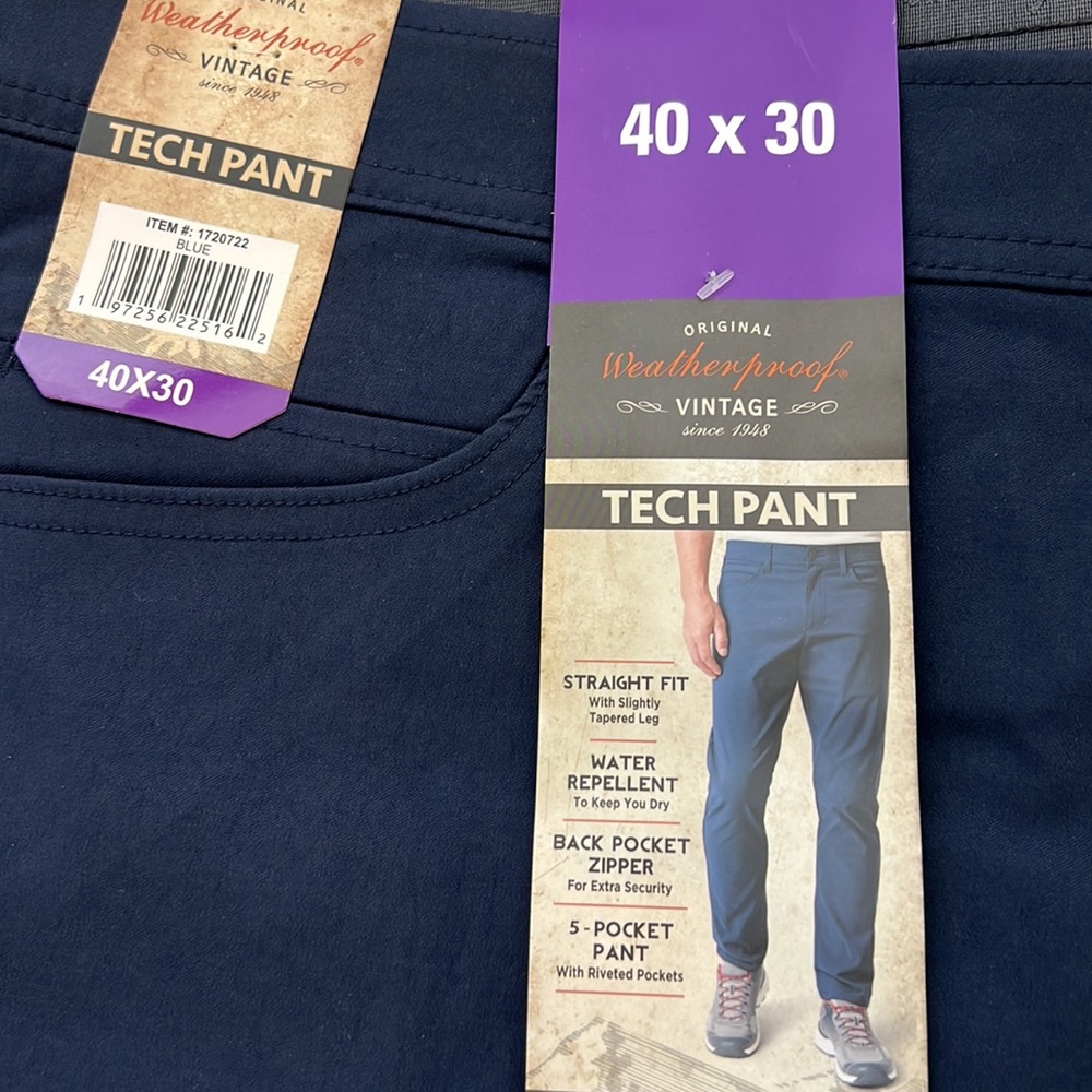 NEW Weatherproof Vintage Men’s Tech Pant